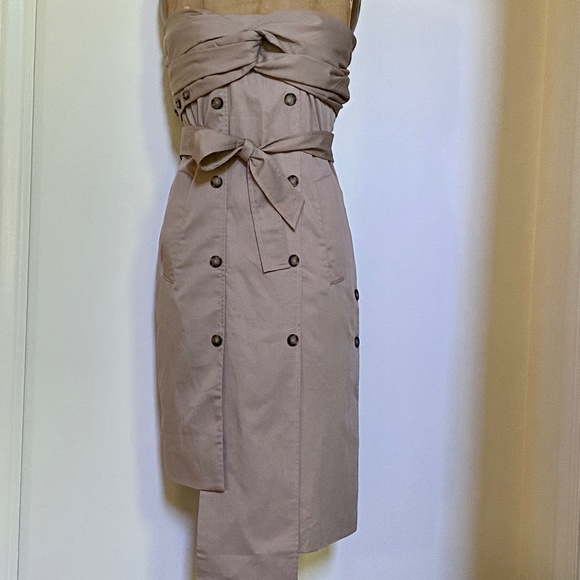 Rohk Cotton Twist Front Trench Dress size US6-8 - Picture 16 of 16